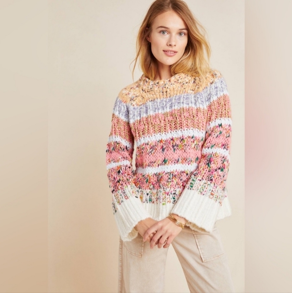 Anthropologie Kahlo Striped Sweater